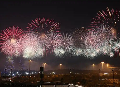 洛南县焰火晚会